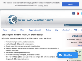 'dc-unlocker.com' screenshot