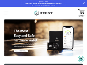 'dcentwallet.com' screenshot