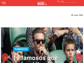 'de10.com.mx' screenshot