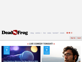 'dead-frog.com' screenshot