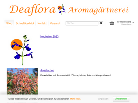 'deaflora.de' screenshot
