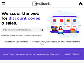 'dealhack.com' screenshot