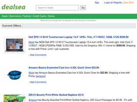 'dealsea.com' screenshot