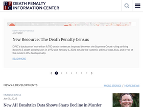 'deathpenaltyinfo.org' screenshot