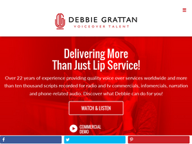 'debbiegrattan.com' screenshot