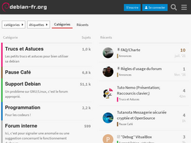 'debian-fr.org' screenshot
