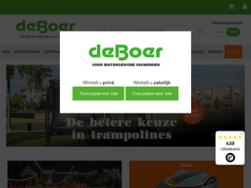 'deboerdrachten.nl' screenshot