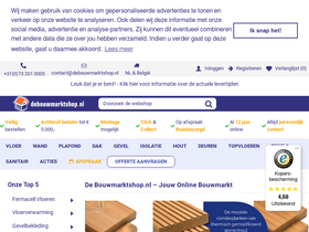 'debouwmarktshop.nl' screenshot