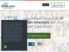 'debt.com' screenshot