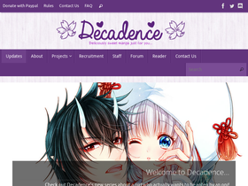 'decadencescans.com' screenshot