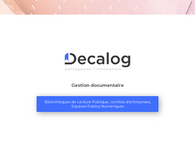 'decalog.net' screenshot