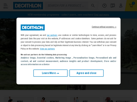 'decathlon.co.uk' screenshot