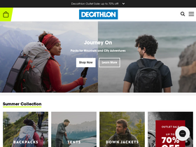 'decathlon.com' screenshot