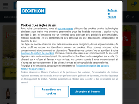 'decathlon.fr' screenshot