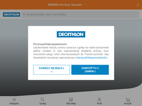 'decathlon.pl' screenshot