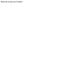 'decisionproblem.com' screenshot