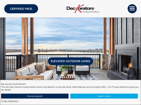 'deckorators.com' screenshot