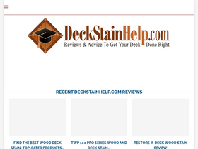 'deckstainhelp.com' screenshot