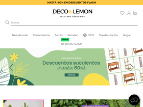 'decoandlemon.com' screenshot