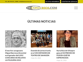'deconcursos.com' screenshot