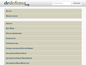 'dedefensa.org' screenshot