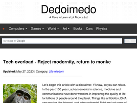 'dedoimedo.com' screenshot