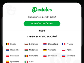 'dedoles.cz' screenshot