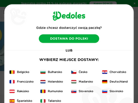 'dedoles.pl' screenshot