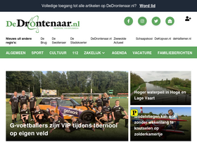 'dedrontenaar.nl' screenshot