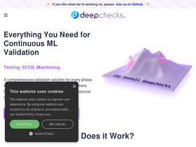 'deepchecks.com' screenshot