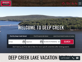 'deepcreek.com' screenshot