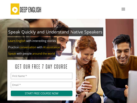 'deepenglish.com' screenshot