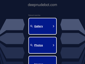 'deepnudebot.com' screenshot