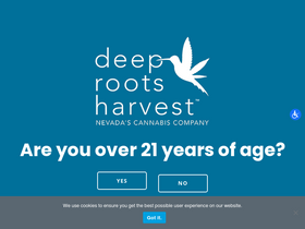 'deeprootsharvest.com' screenshot