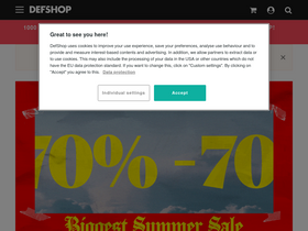 'def-shop.com' screenshot