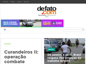 'defato.com' screenshot