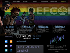 'defcon.org' screenshot