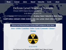 'defconlevel.com' screenshot