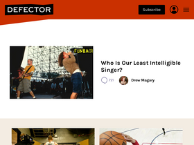 'defector.com' screenshot