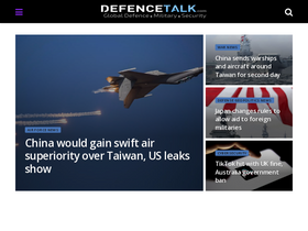 'defencetalk.com' screenshot