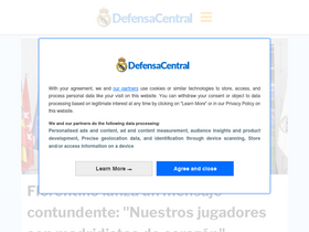 'defensacentral.com' screenshot