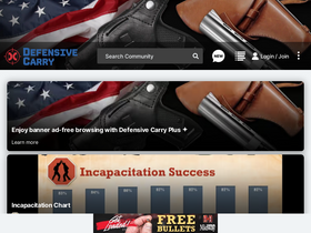 'defensivecarry.com' screenshot