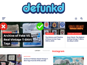 'defunkd.com' screenshot