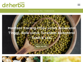 'deherba.com' screenshot