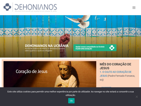 'dehonianos.org' screenshot