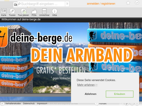 'deine-berge.de' screenshot