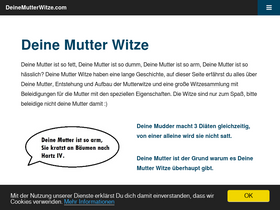 'deinemutterwitze.com' screenshot