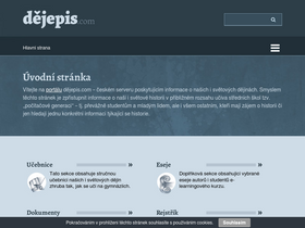 'dejepis.com' screenshot