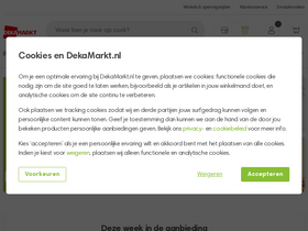 'dekamarkt.nl' screenshot