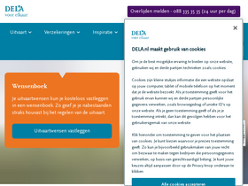'dela.nl' screenshot